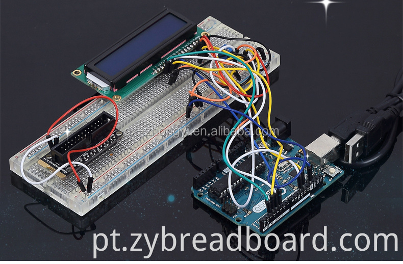 170 pontos Breadboard e Kit de arame conjunto com tipo de fivela